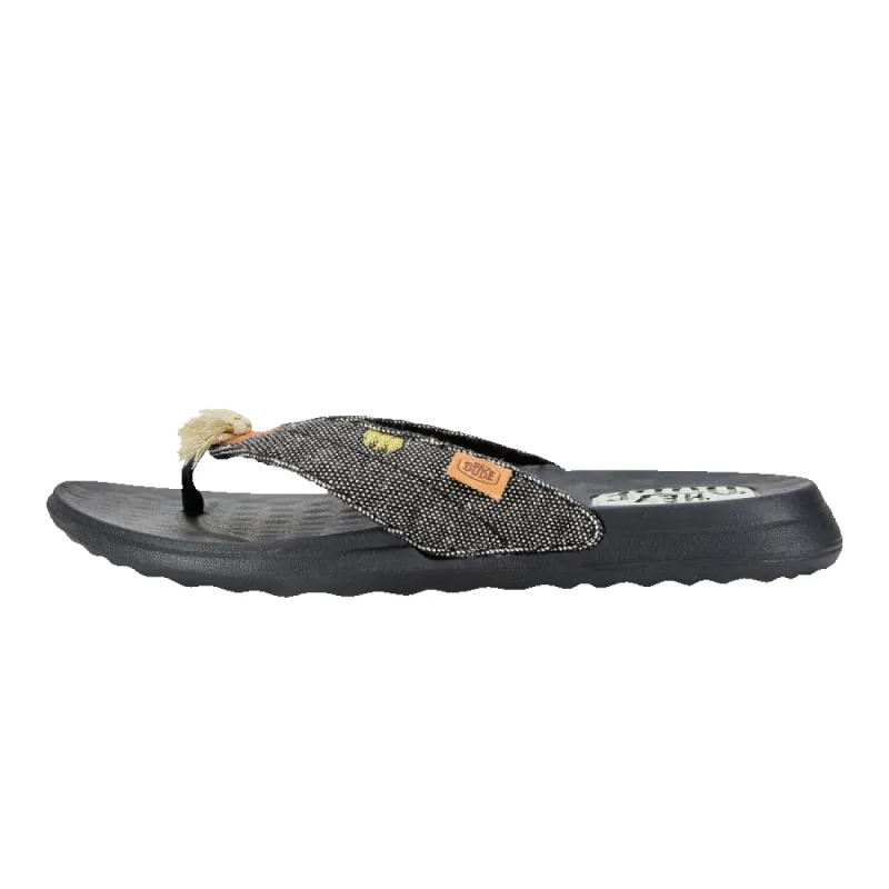 Christi Flip Embroidered - Black sold by Hey Dude