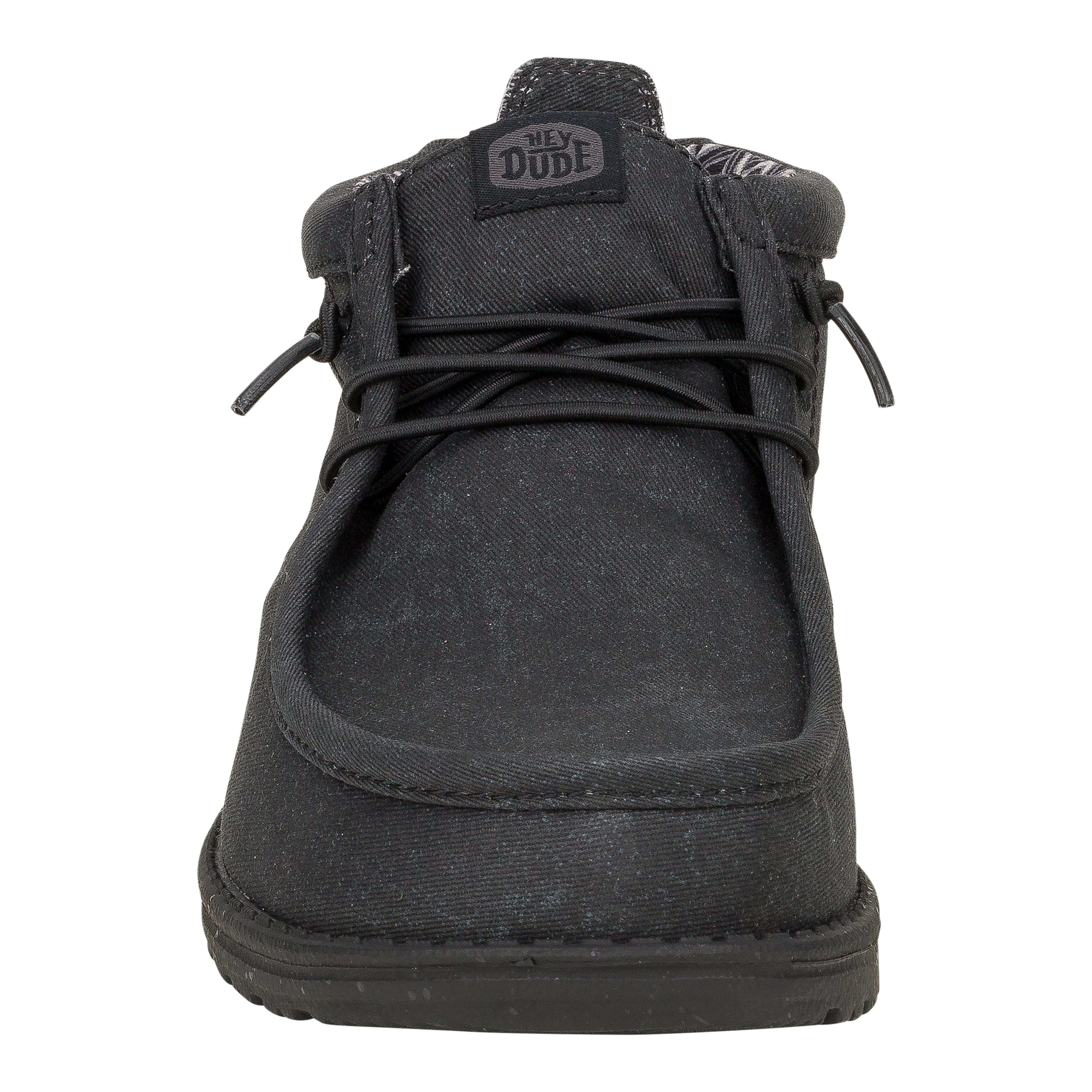 Wally Mid Stretch Canvas - Black/Black sold by Hey Dude product image thumbnail 4