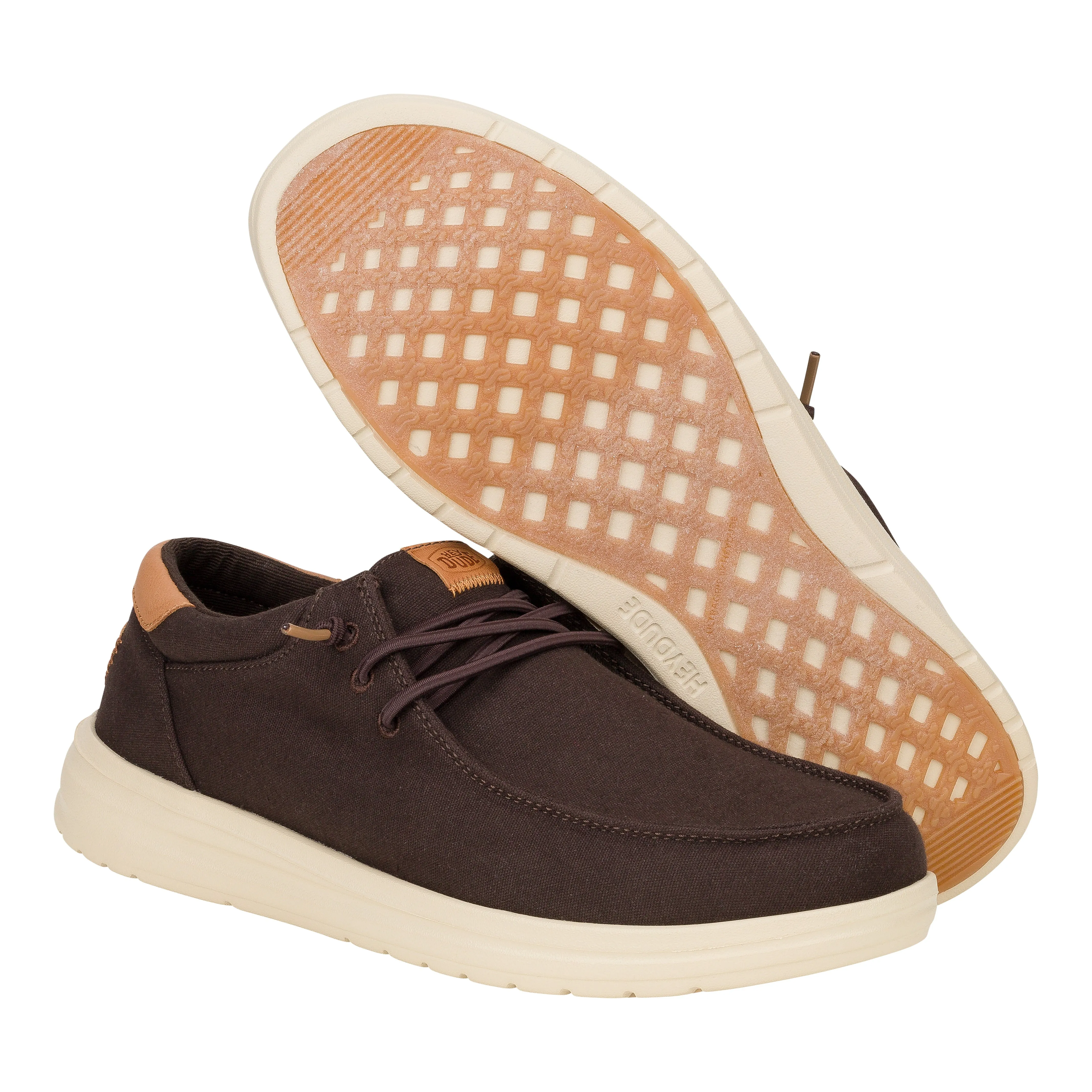 Paul Canvas - Brown/Wood Ash sold by Hey Dude product image thumbnail 3