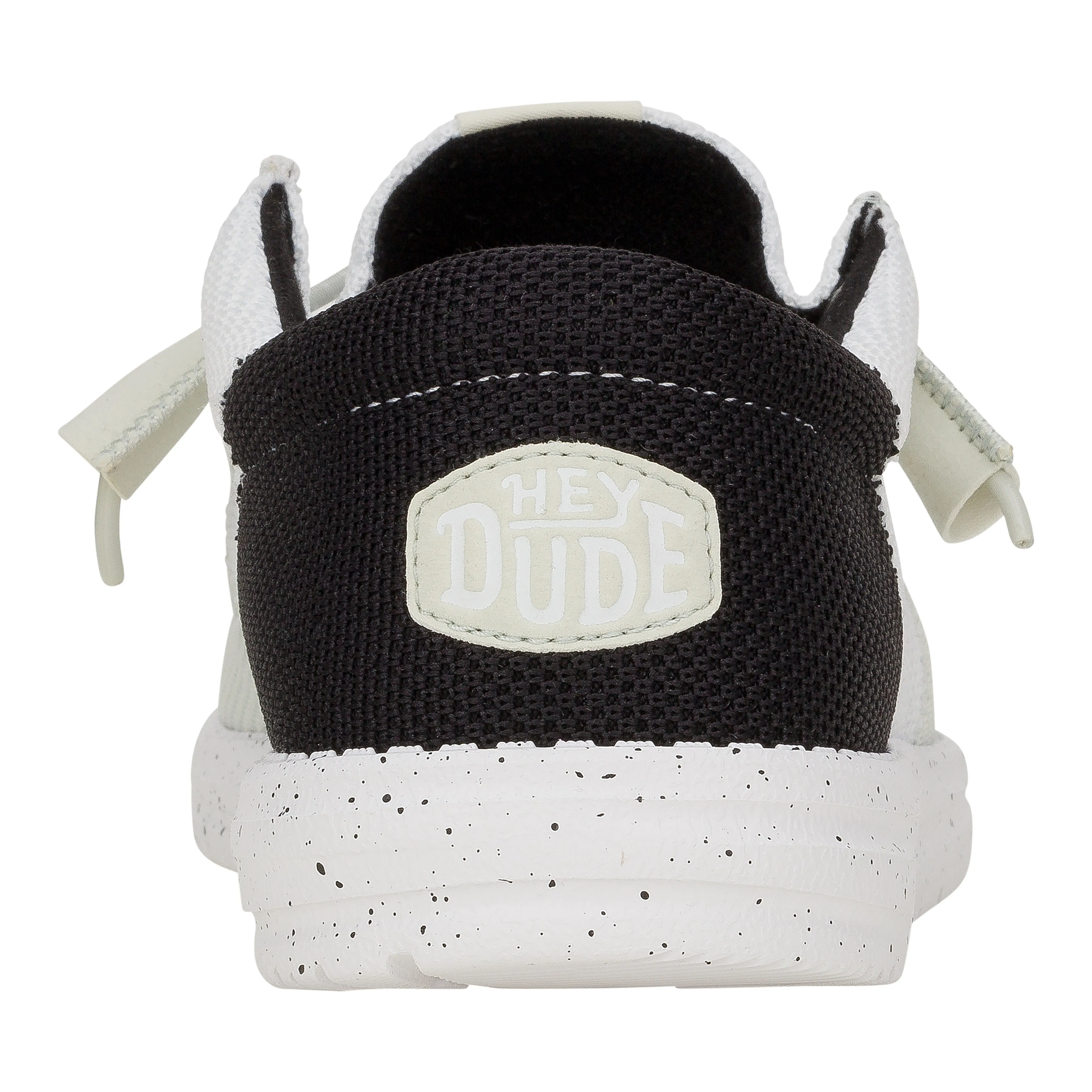 Wally Tri Varsity Mesh - White/Black sold by Hey Dude product image thumbnail 5