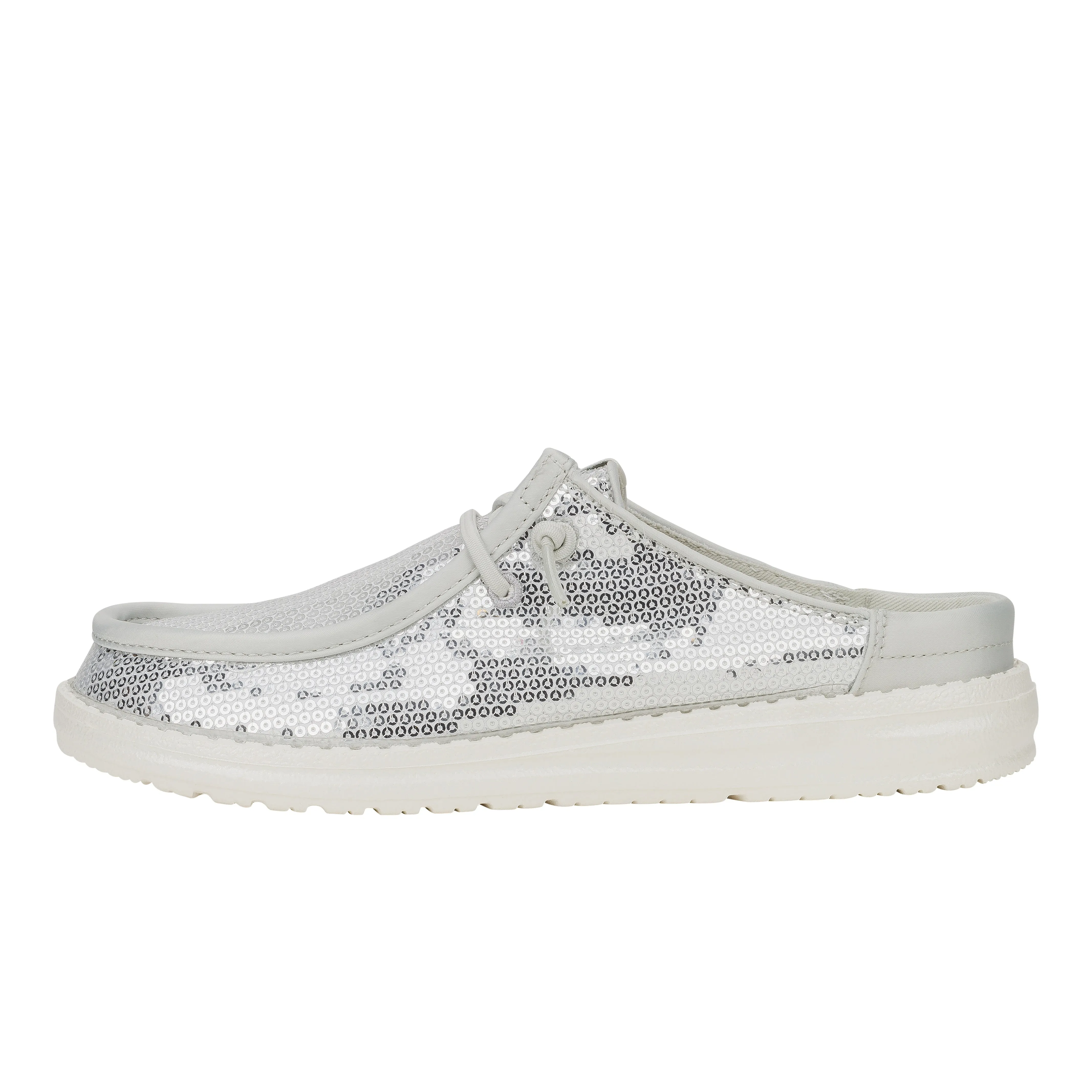 Wendy Slip Sequin - White sold by Hey Dude