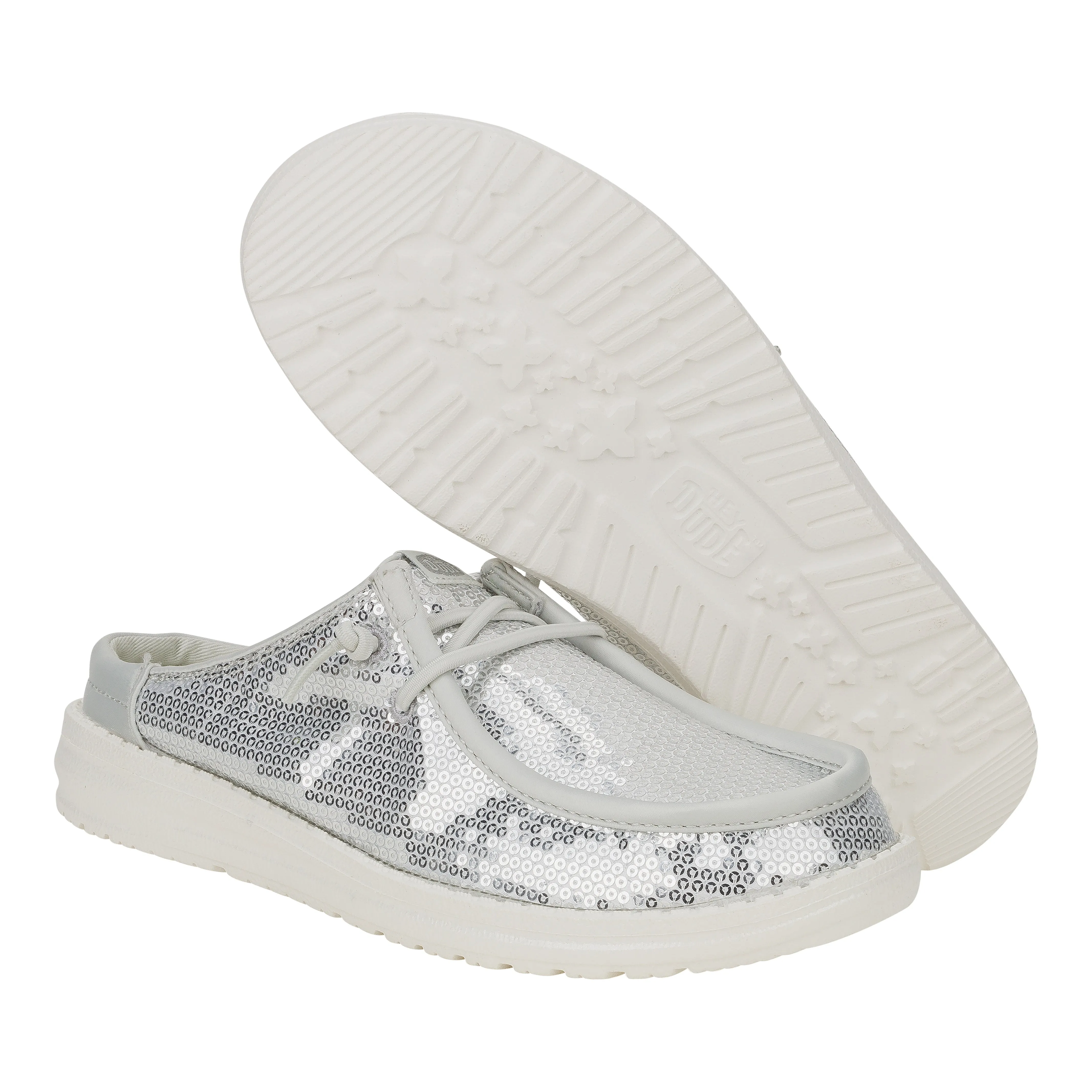 Wendy Slip Sequin - White sold by Hey Dude product image thumbnail 3
