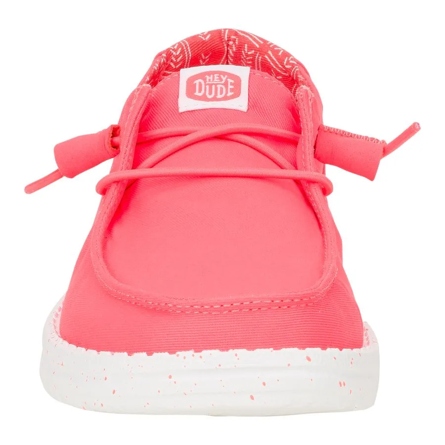 Wendy Stretch Canvas - Fiery Coral sold by Hey Dude product image thumbnail 4