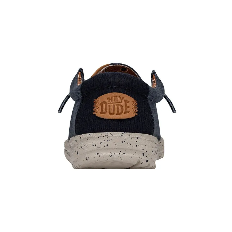 Wally Youth Washed Canvas - Navy sold by Hey Dude product image thumbnail 5