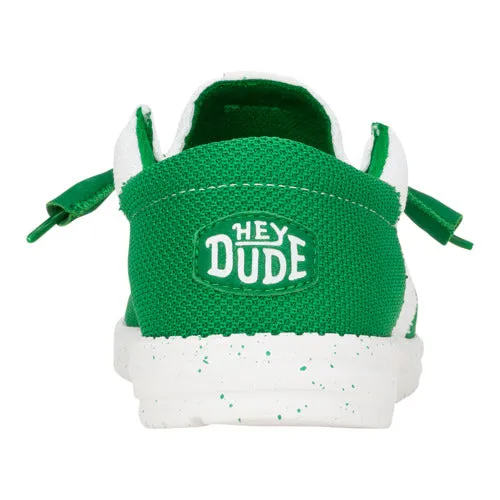 Wally Tri Varsity Mesh - Green/White sold by Hey Dude product image thumbnail 5