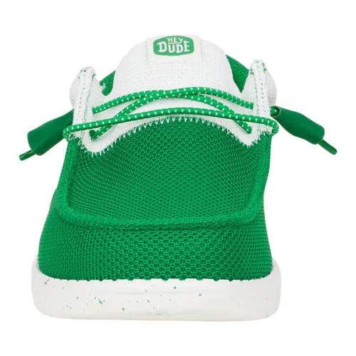 Wally Tri Varsity Mesh - Green/White sold by Hey Dude product image thumbnail 4