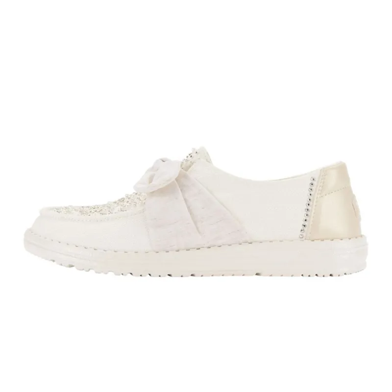 Wendy Bow Embellishment - White sold by Hey Dude