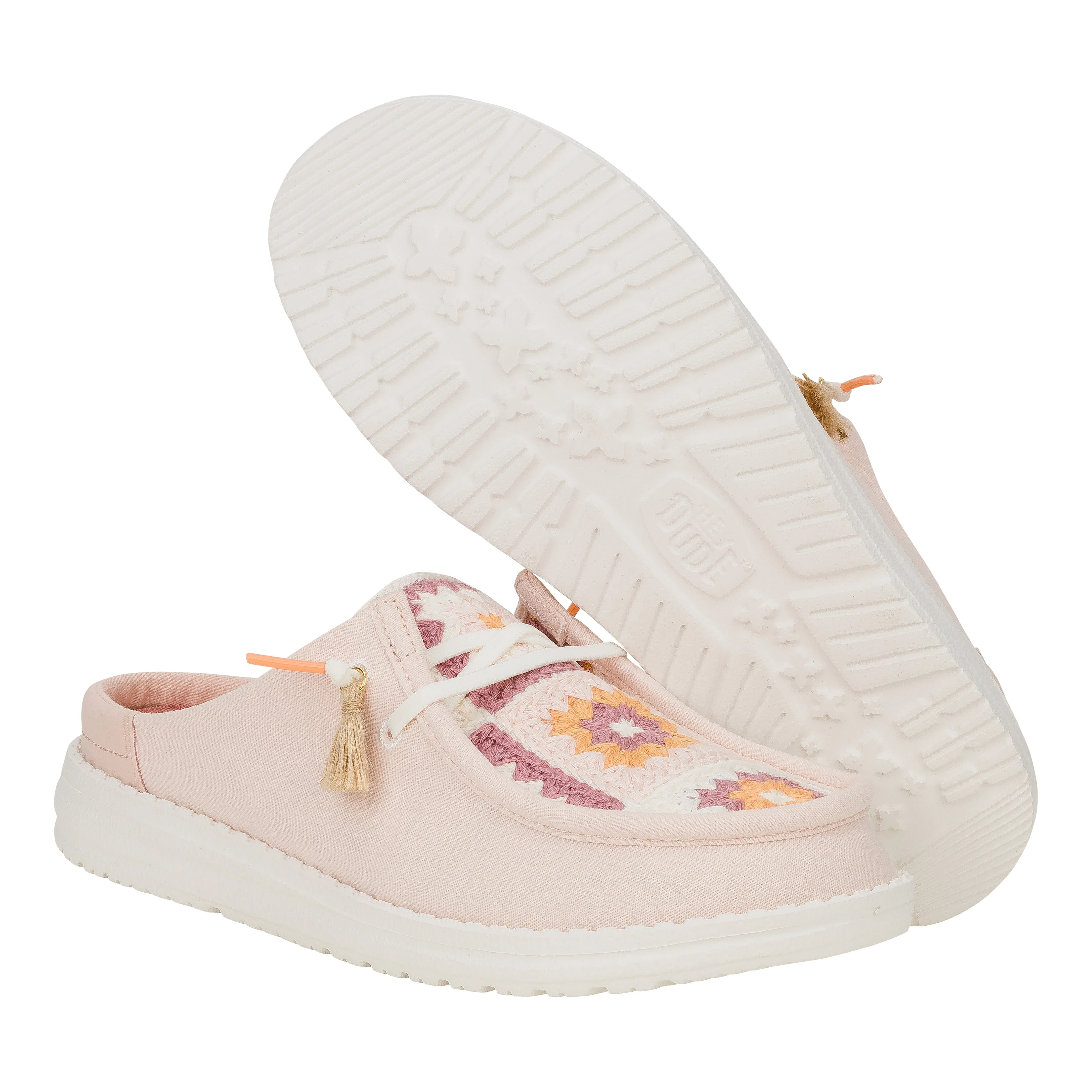 Wendy Slip Cottage Crochet - Pale Pink/Multi sold by Hey Dude product image thumbnail 3