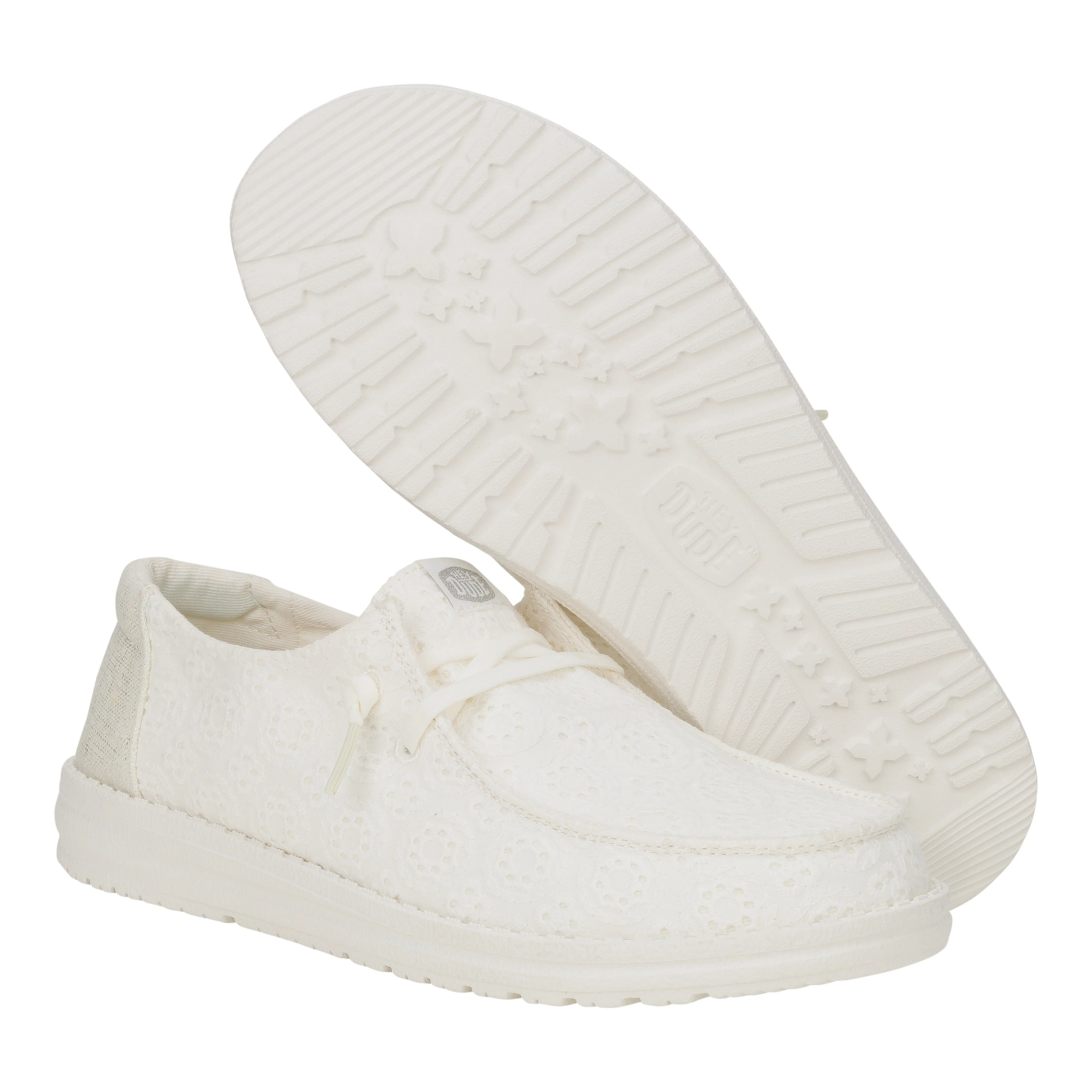 Wendy Eyelet - White sold by Hey Dude product image thumbnail 3