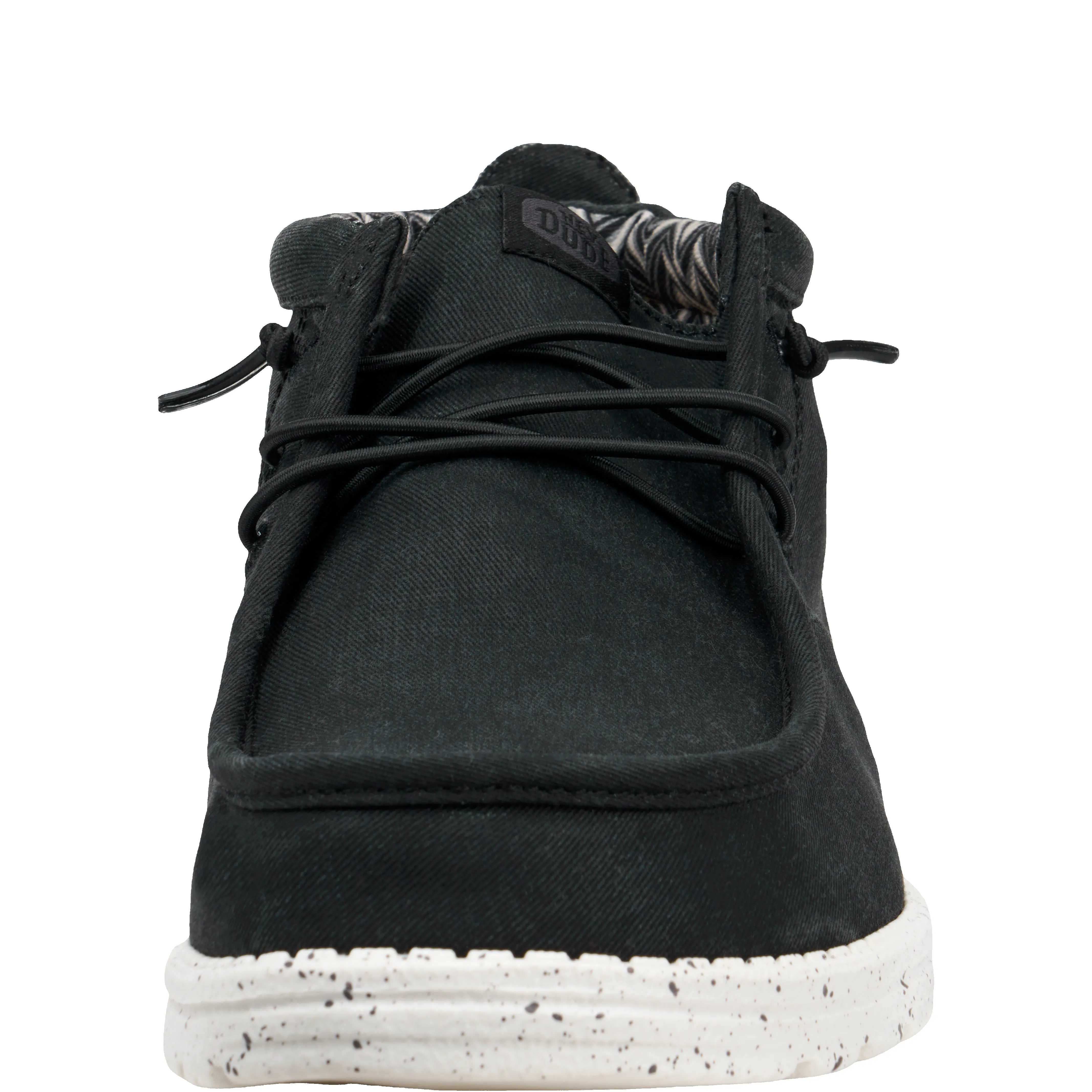 Wally Mid Canvas - Black/White sold by Hey Dude product image thumbnail 4