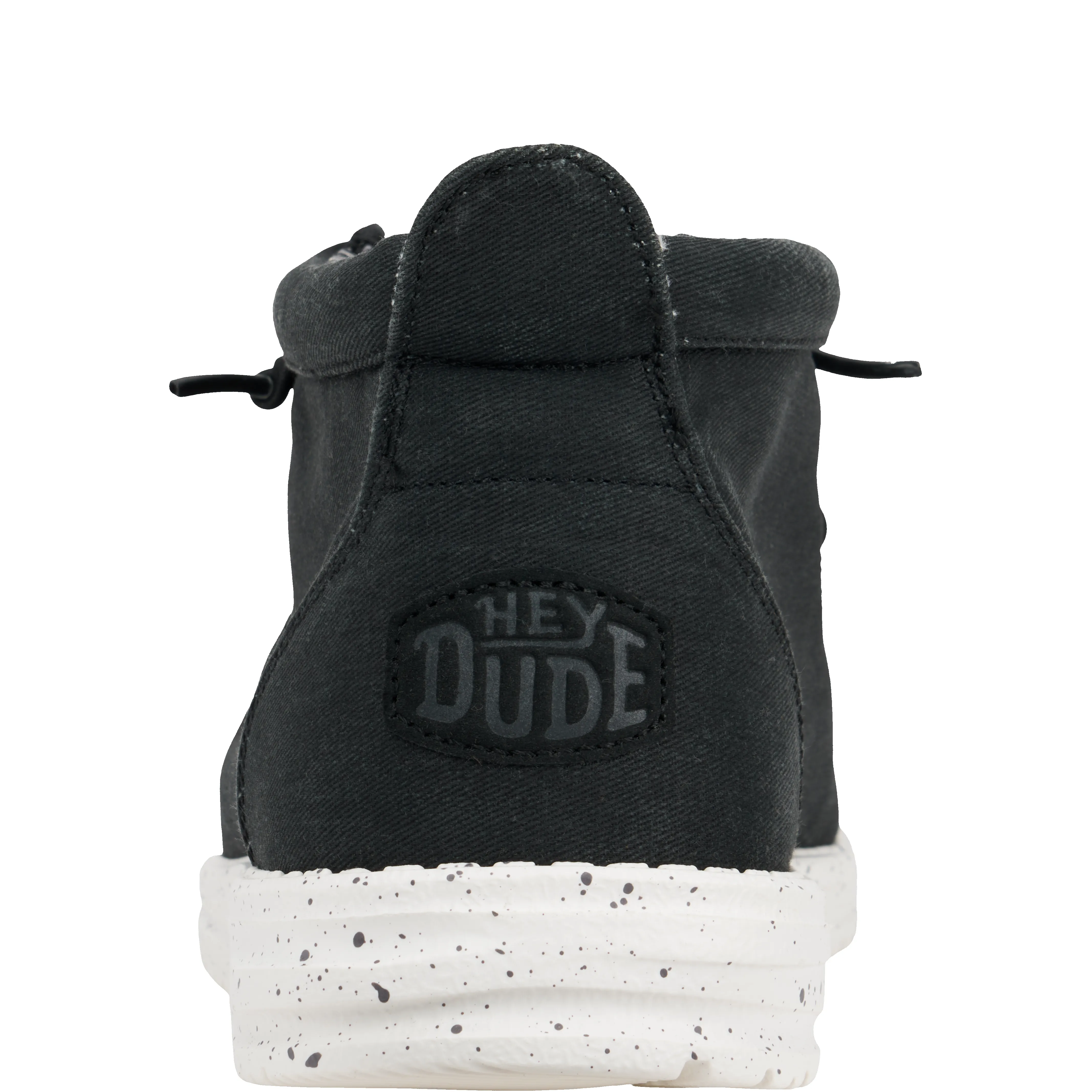 Wally Mid Canvas - Black/White sold by Hey Dude product image thumbnail 5