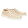 Wally Woven - Egret/Irish Cream sold by Hey Dude