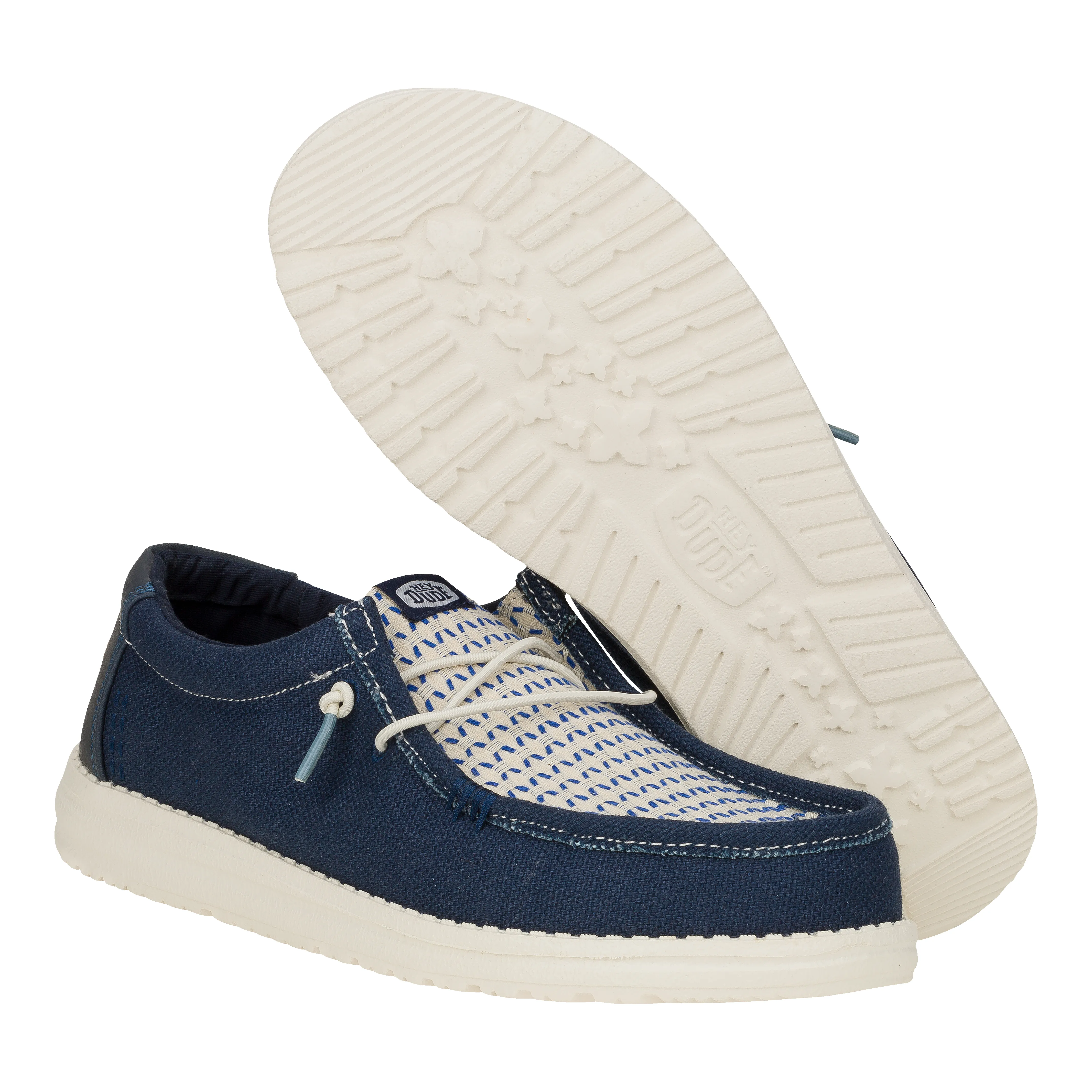 Wally Woven - Navy Blazer/Egret sold by Hey Dude product image thumbnail 3