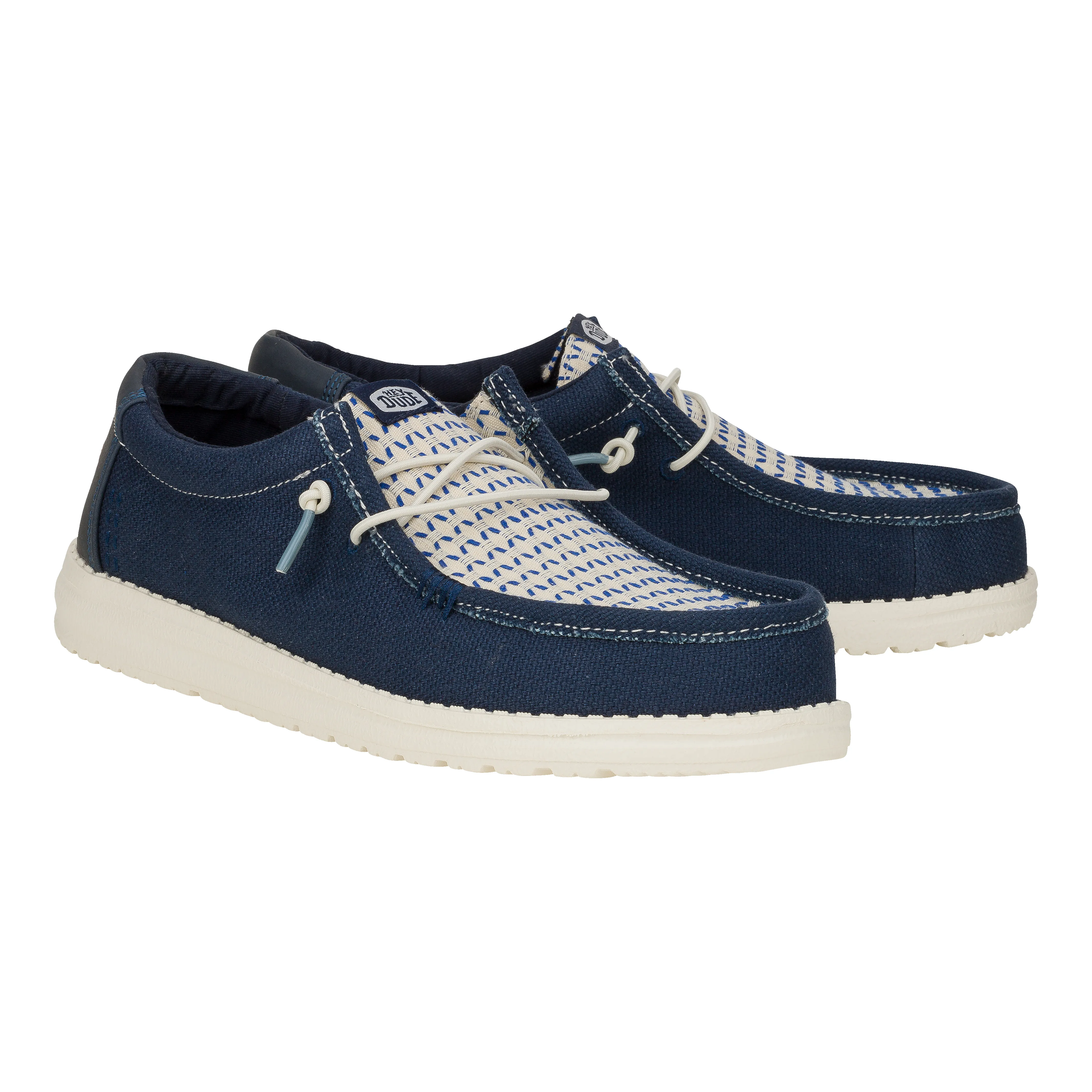 Wally Woven - Navy Blazer/Egret sold by Hey Dude product image thumbnail 2