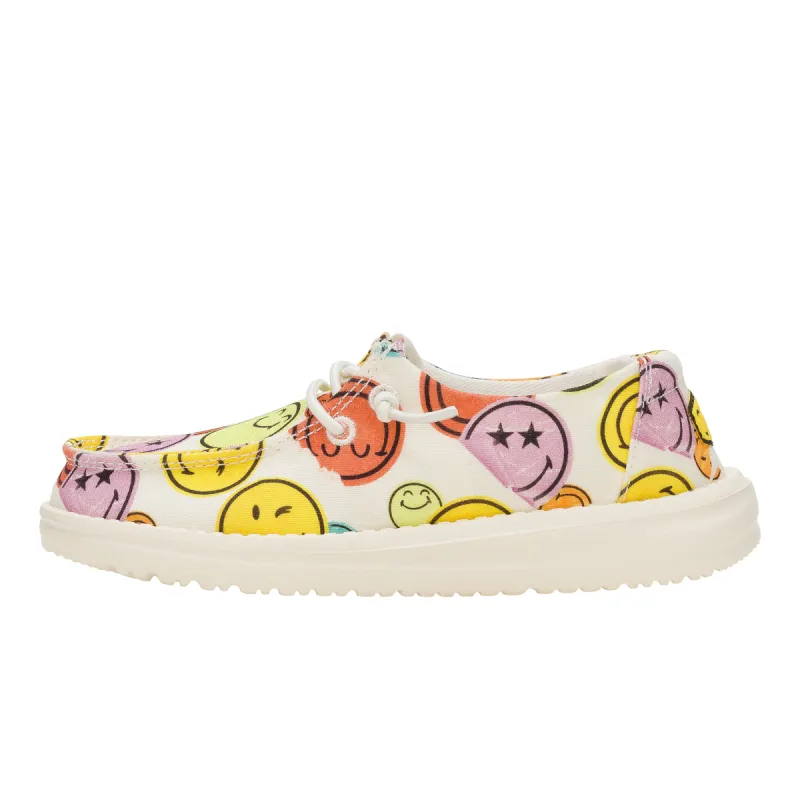 Wendy SMILEYWORLD® - Smiley Cream/Multi sold by Hey Dude