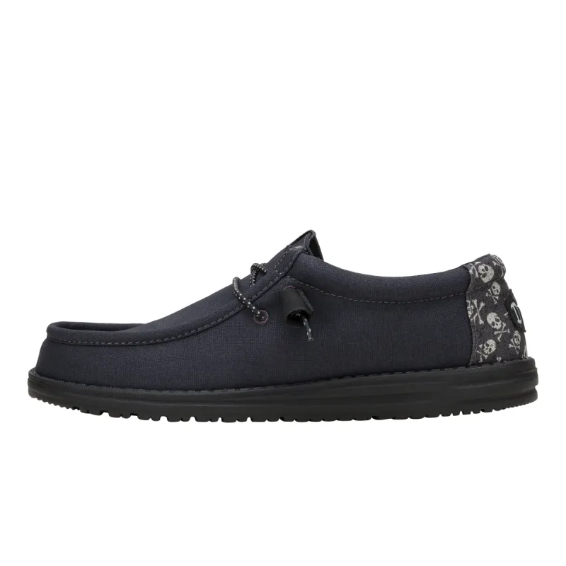 Wally Skull And Bones - Dark Grey sold by Hey Dude