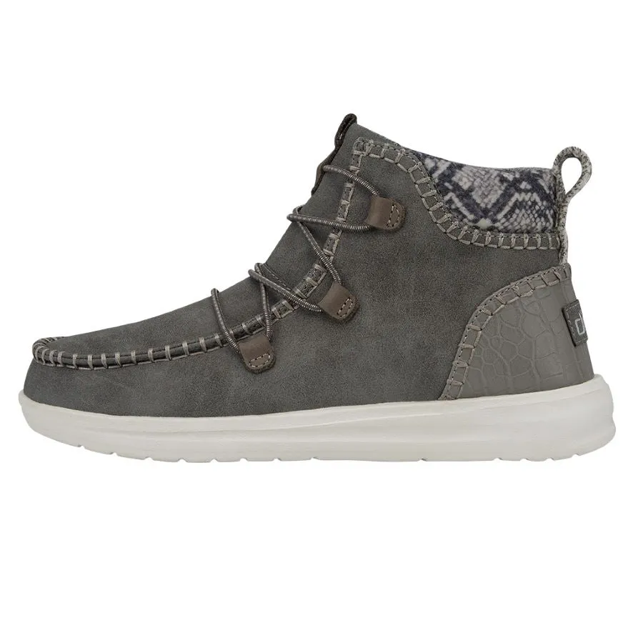 Eloise Faux Leather - Granite Grey sold by Hey Dude
