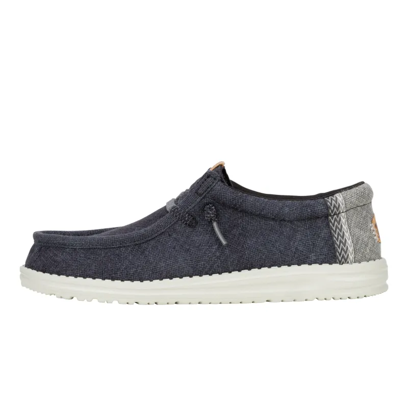 Wally Jute - Black/Granite Grey sold by Hey Dude
