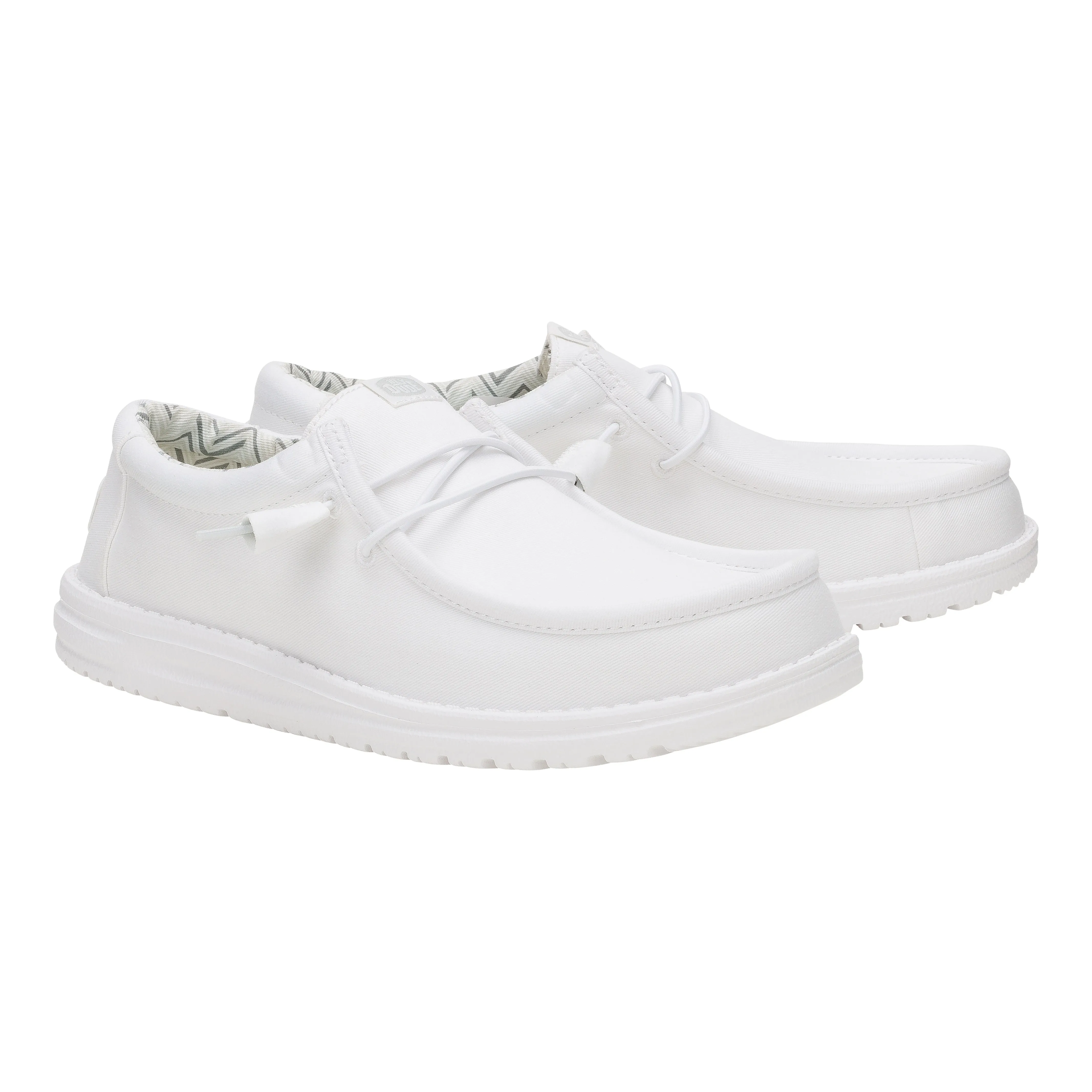Wally Stretch Canvas - White/White sold by Hey Dude product image thumbnail 2