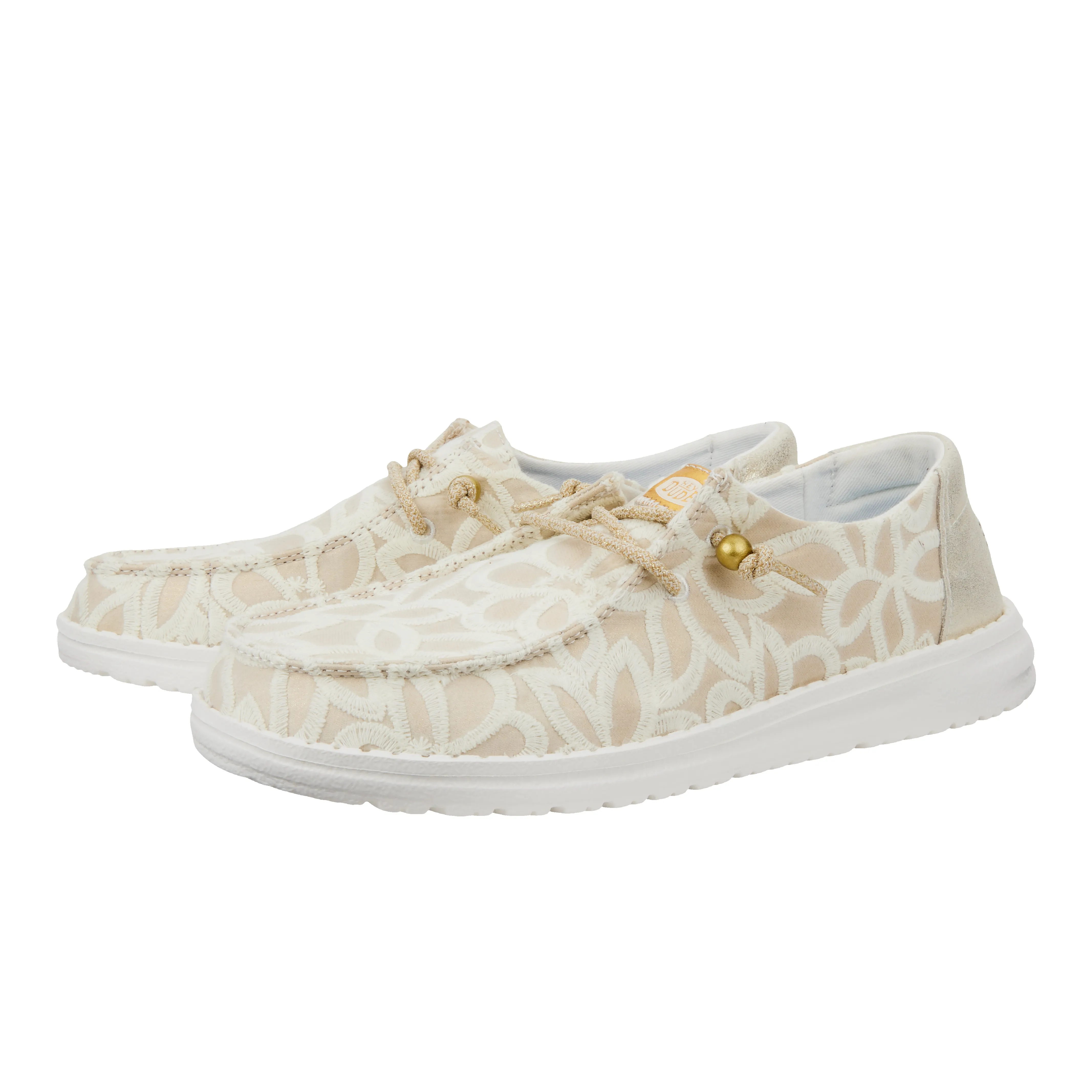 Wendy Metallic Lace - Cream sold by Hey Dude product image thumbnail 2