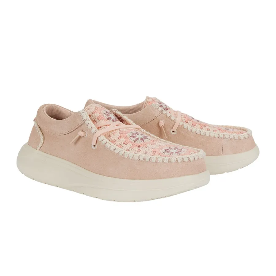Wendy Comf Suede Crochet - Pale Pink/Multi sold by Hey Dude product image thumbnail 2
