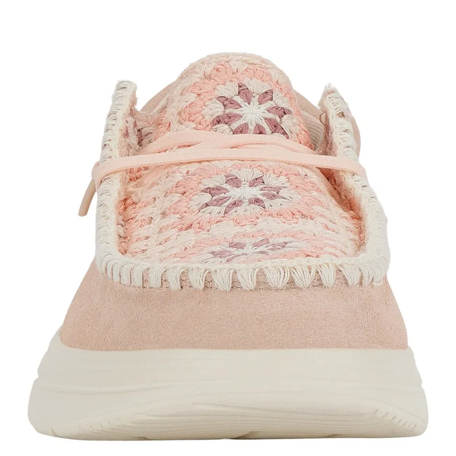 Wendy Comf Suede Crochet - Pale Pink/Multi sold by Hey Dude product image thumbnail 4