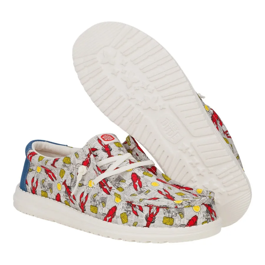 Wally Crawfish - Light Grey/Multi sold by Hey Dude product image thumbnail 4