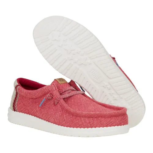 Wally Jute - Claret Red/Silver Birch sold by Hey Dude product image thumbnail 3