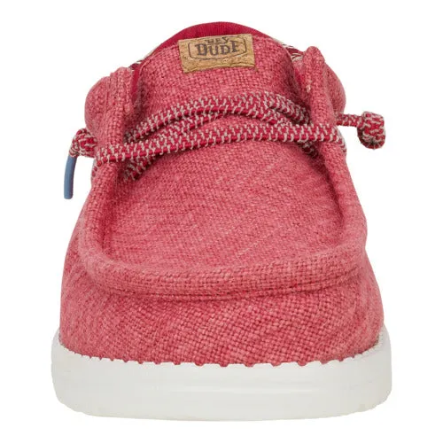 Wally Jute - Claret Red/Silver Birch sold by Hey Dude product image thumbnail 4