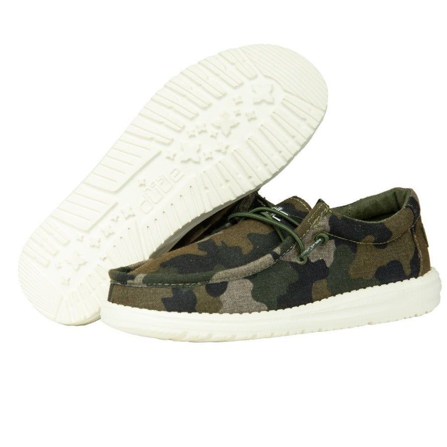 Wally Youth Linen - Camo sold by Hey Dude product image thumbnail 3