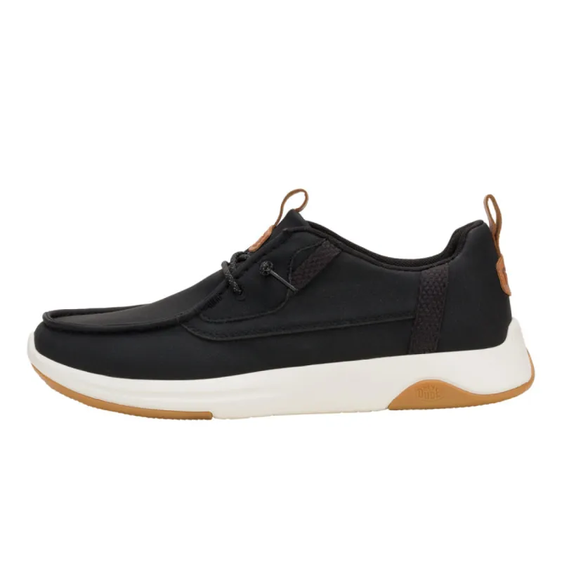 Wally Drift Classic - Black/White sold by Hey Dude