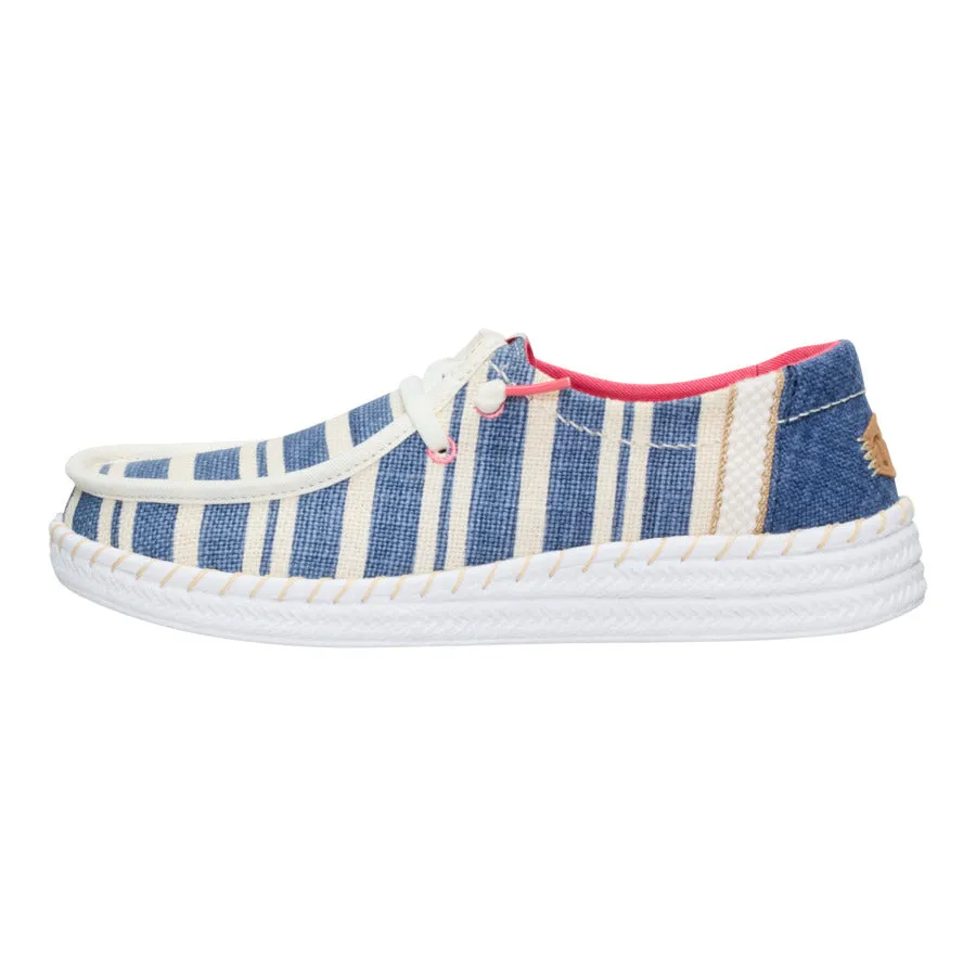Wendy Espadrille Coast - Navy/White sold by Hey Dude