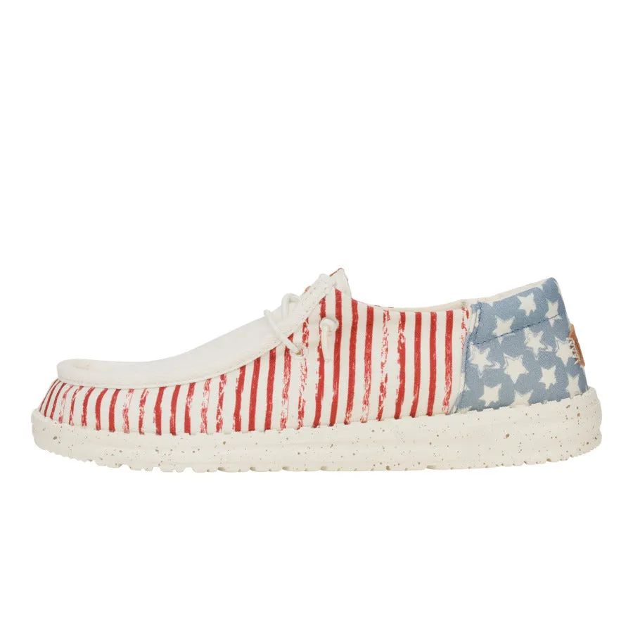 Wendy Funk Americana Stars - American Flag sold by Hey Dude