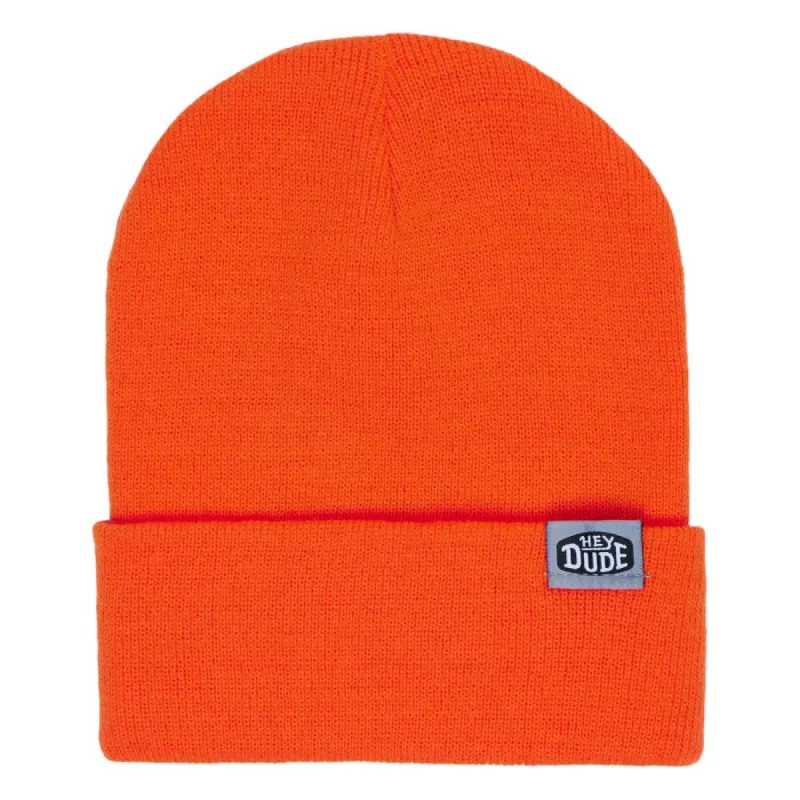 HEYDUDE™ Cuff Beanie - Orange sold by Hey Dude