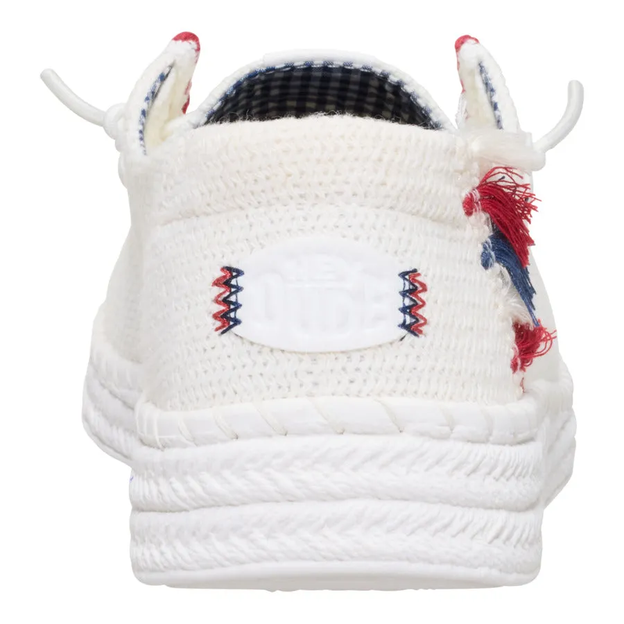 Wendy Espadrille Americana - White sold by Hey Dude product image thumbnail 5