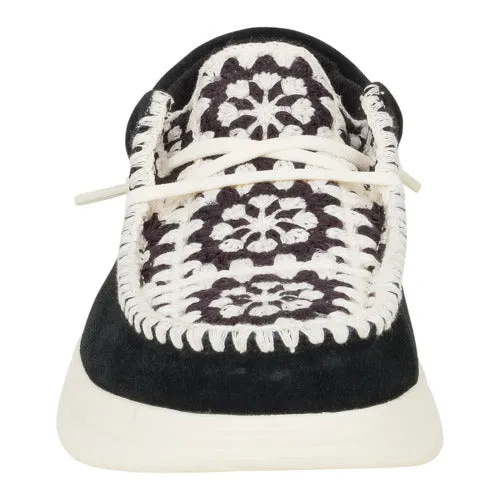Wendy Comf Suede Crochet - Black/Multi sold by Hey Dude product image thumbnail 5