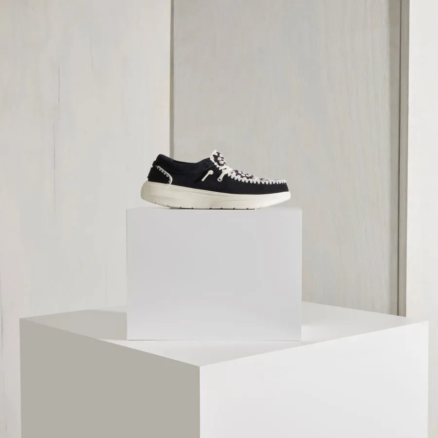 Wendy Comf Suede Crochet - Black/Multi sold by Hey Dude product image thumbnail 2