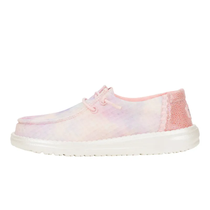 Wendy Youth Mermaid Shimmer - Coral Pink/Multi sold by Hey Dude