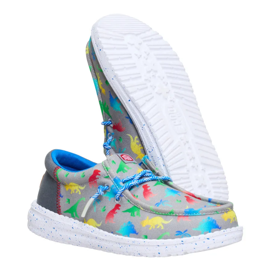Wally Funk Youth Dinomite - Dino Grey/Multi sold by Hey Dude product image thumbnail 3