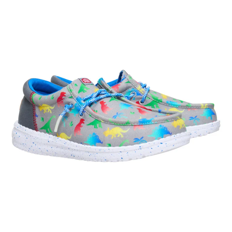 Wally Funk Youth Dinomite - Dino Grey/Multi sold by Hey Dude product image thumbnail 2
