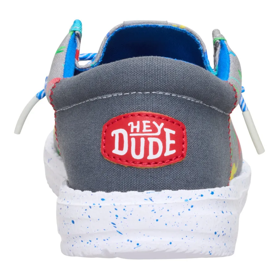 Wally Funk Youth Dinomite - Dino Grey/Multi sold by Hey Dude product image thumbnail 5