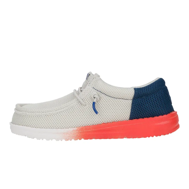 Wally Funk Youth Ombre - Dawn Blue/Multi sold by Hey Dude