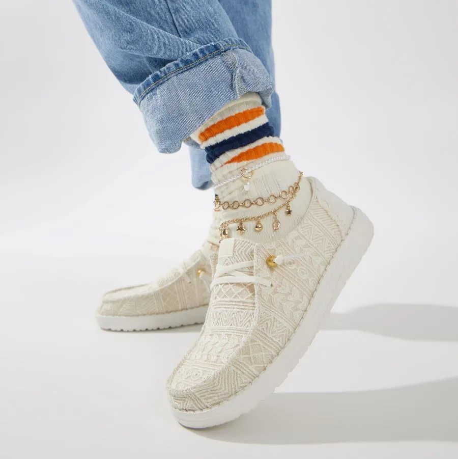 Wendy Crochet Lace - White/Gold sold by Hey Dude product image thumbnail 2