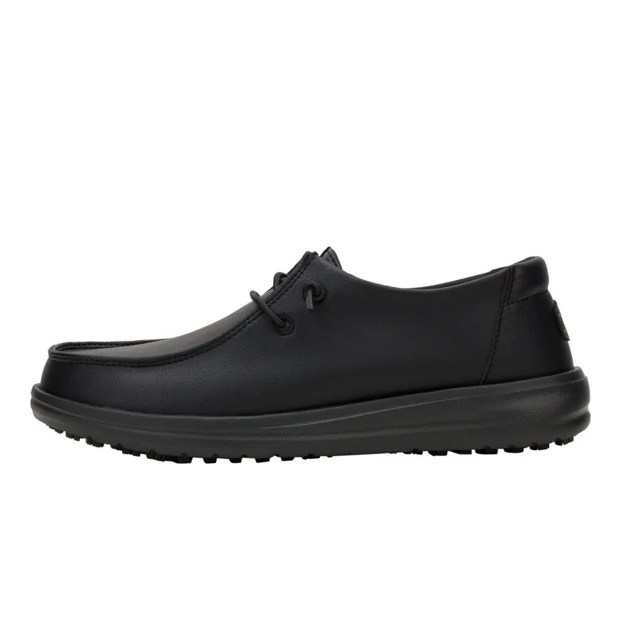 Wendy Work CE Classic Slip Resistant Wide - Black sold by Hey Dude