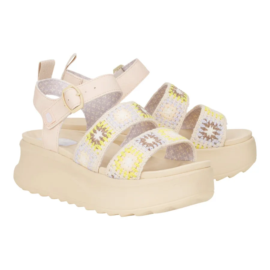 Delray Buckle Cottage Crochet - Egret/Lavender/Multi sold by Hey Dude product image thumbnail 2