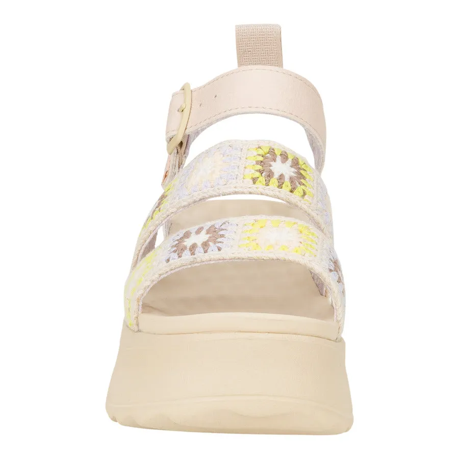 Delray Buckle Cottage Crochet - Egret/Lavender/Multi sold by Hey Dude product image thumbnail 4