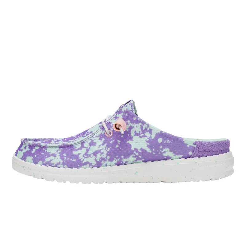 Wendy Slip Party Animal - Purple/Mint sold by Hey Dude