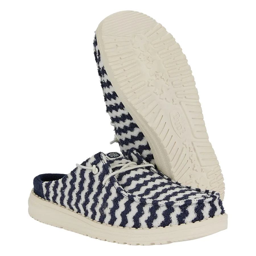 Wendy Slip Terry Stripe - Navy Blazer/Egret sold by Hey Dude product image thumbnail 3