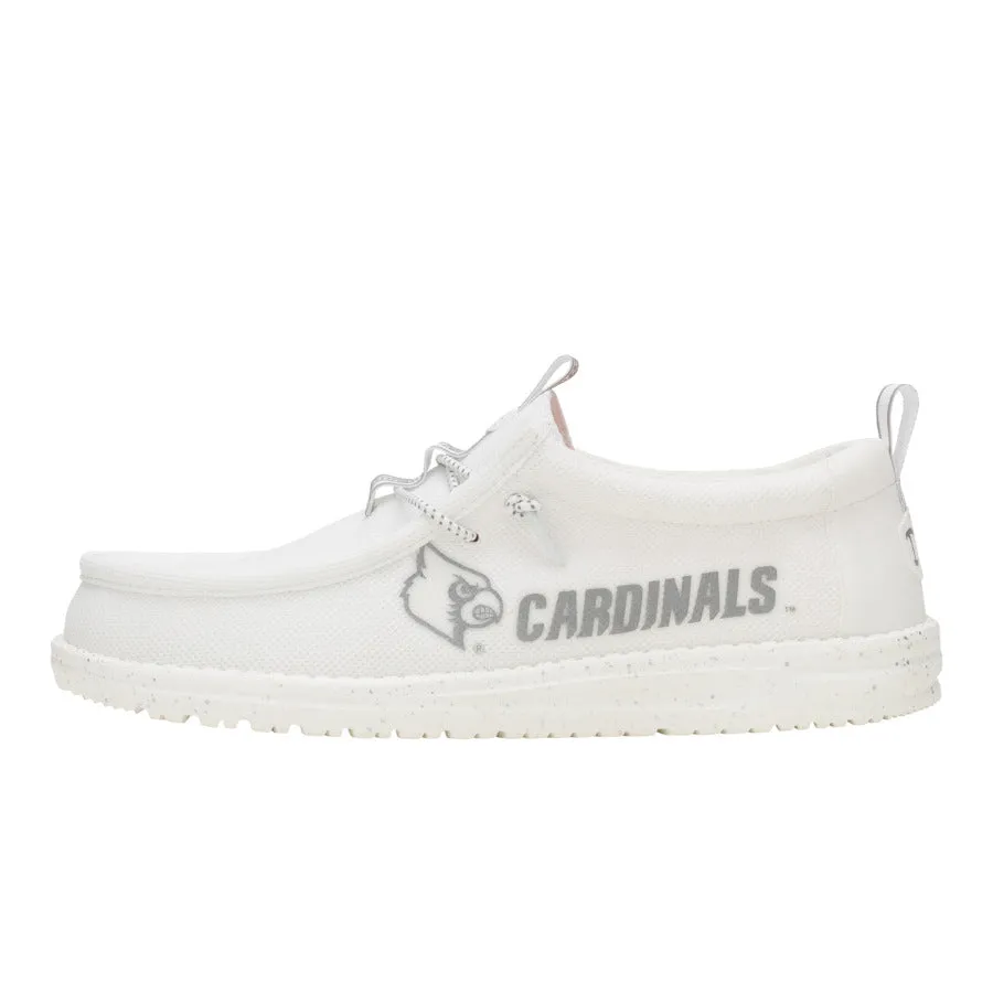 Wally Louisville Cardinals - Cardinals White/Red sold by Hey Dude