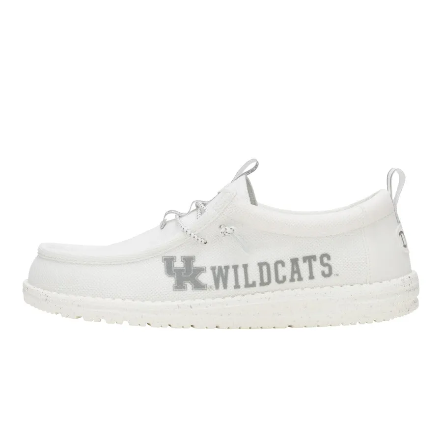 Wally Kentucky Wildcats - Wildcats White/Blue sold by Hey Dude